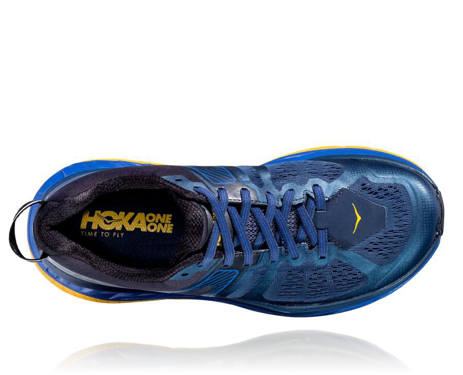 Chaussure Trail Hoka One One Stinson Atr 5 Homme - Bleu Marine - WQU-429687